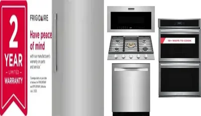 6 Piece Package Includes Refrigerator, Freezer, Cooktop, Wall Oven, Microwave And Dishwasher