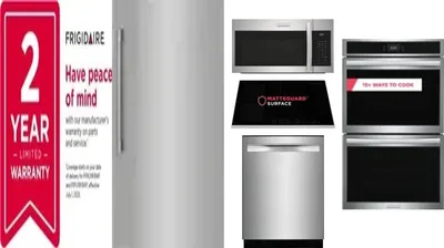 6 Piece Package Includes Refrigerator, Freezer, Cooktop, Wall Oven, Microwave And Dishwasher