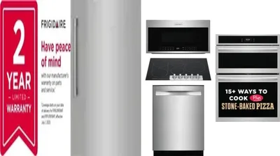 6 Piece Package Includes Refrigerator, Freezer, Cooktop, Wall Oven, Microwave And Dishwasher