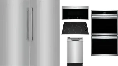 6 Piece Package Includes Refrigerator, Freezer, Cooktop, Wall Oven, Microwave And Dishwasher