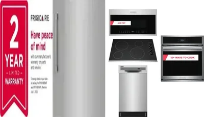 6 Piece Package Includes Refrigerator, Freezer, Cooktop, Wall Oven, Microwave And Dishwasher