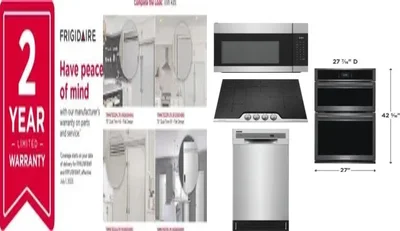 6 Piece Package Includes Refrigerator, Freezer, Cooktop, Wall Oven, Microwave And Dishwasher