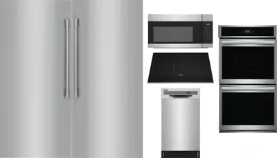 6 Piece Package Includes Refrigerator, Freezer, Cooktop, Wall Oven, Microwave And Dishwasher