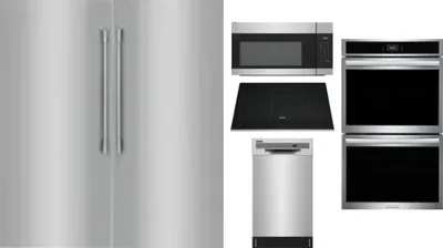 6 Piece Package Includes Refrigerator, Freezer, Cooktop, Wall Oven, Microwave And Dishwasher