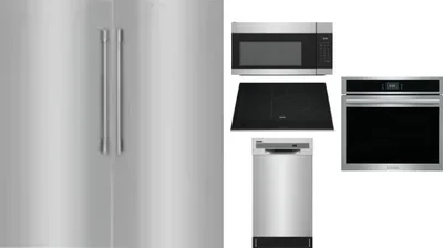 6 Piece Package Includes Refrigerator, Freezer, Cooktop, Wall Oven, Microwave And Dishwasher