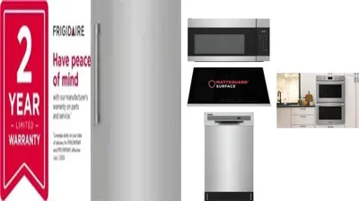6 Piece Package Includes Refrigerator, Freezer, Cooktop, Wall Oven, Microwave And Dishwasher