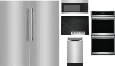 6 Piece Package Includes Refrigerator, Freezer, Cooktop, Wall Oven, Microwave And Dishwasher