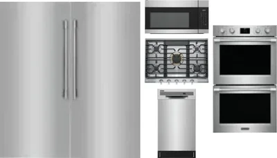 6 Piece Package Includes Refrigerator, Freezer, Cooktop, Wall Oven, Microwave And Dishwasher
