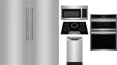 6 Piece Package Includes Refrigerator, Freezer, Cooktop, Wall Oven, Microwave And Dishwasher