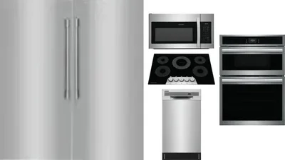 6 Piece Package Includes Refrigerator, Freezer, Cooktop, Wall Oven, Microwave And Dishwasher