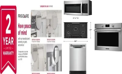 6 Piece Package Includes Refrigerator, Freezer, Cooktop, Wall Oven, Microwave And Dishwasher