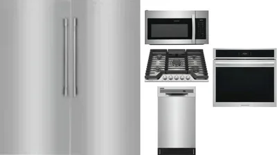 6 Piece Package Includes Refrigerator, Freezer, Cooktop, Wall Oven, Microwave And Dishwasher
