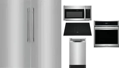 6 Piece Package Includes Refrigerator, Freezer, Cooktop, Wall Oven, Microwave And Dishwasher