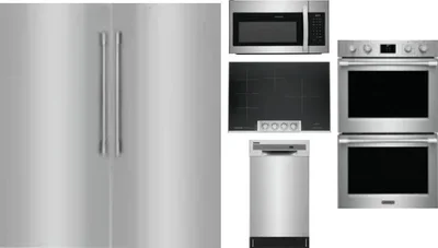 6 Piece Package Includes Refrigerator, Freezer, Cooktop, Wall Oven, Microwave And Dishwasher