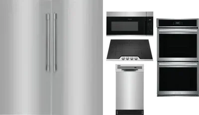 6 Piece Package Includes Refrigerator, Freezer, Cooktop, Wall Oven, Microwave And Dishwasher