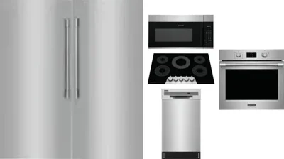 6 Piece Package Includes Refrigerator, Freezer, Cooktop, Wall Oven, Microwave And Dishwasher