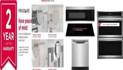 6 Piece Package Includes Refrigerator, Freezer, Cooktop, Wall Oven, Microwave And Dishwasher