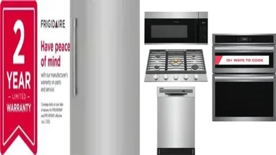6 Piece Package Includes Refrigerator, Freezer, Cooktop, Wall Oven, Microwave And Dishwasher