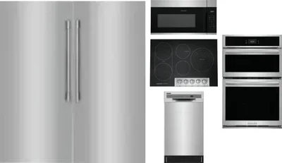 6 Piece Package Includes Refrigerator, Freezer, Cooktop, Wall Oven, Microwave And Dishwasher