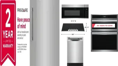 6 Piece Package Includes Refrigerator, Freezer, Cooktop, Wall Oven, Microwave And Dishwasher