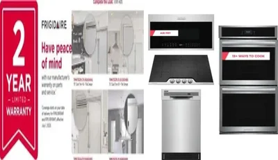 6 Piece Package Includes Refrigerator, Freezer, Cooktop, Wall Oven, Microwave And Dishwasher