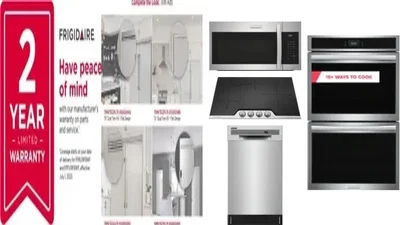 6 Piece Package Includes Refrigerator, Freezer, Cooktop, Wall Oven, Microwave And Dishwasher