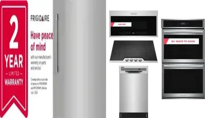 6 Piece Package Includes Refrigerator, Freezer, Cooktop, Wall Oven, Microwave And Dishwasher