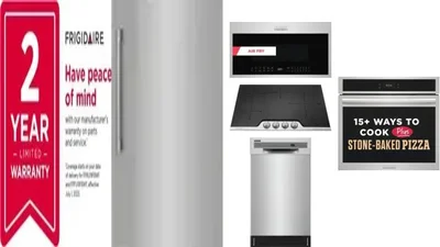 6 Piece Package Includes Refrigerator, Freezer, Cooktop, Wall Oven, Microwave And Dishwasher