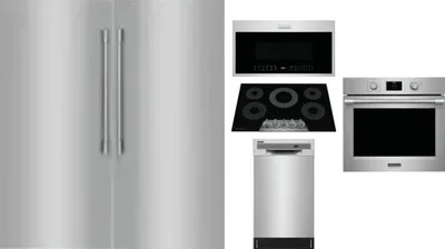 6 Piece Package Includes Refrigerator, Freezer, Cooktop, Wall Oven, Microwave And Dishwasher