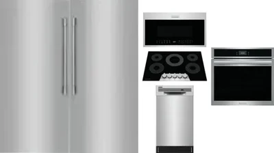 6 Piece Package Includes Refrigerator, Freezer, Cooktop, Wall Oven, Microwave And Dishwasher