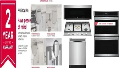 6 Piece Package Includes Refrigerator, Freezer, Cooktop, Wall Oven, Microwave And Dishwasher