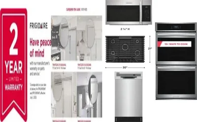 6 Piece Package Includes Refrigerator, Freezer, Cooktop, Wall Oven, Microwave And Dishwasher