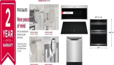 6 Piece Package Includes Refrigerator, Freezer, Cooktop, Wall Oven, Microwave And Dishwasher