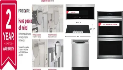 6 Piece Package Includes Refrigerator, Freezer, Cooktop, Wall Oven, Microwave And Dishwasher