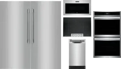 6 Piece Package Includes Refrigerator, Freezer, Cooktop, Wall Oven, Microwave And Dishwasher