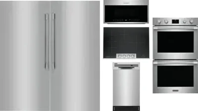6 Piece Package Includes Refrigerator, Freezer, Cooktop, Wall Oven, Microwave And Dishwasher