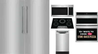 6 Piece Package Includes Refrigerator, Freezer, Cooktop, Wall Oven, Microwave And Dishwasher