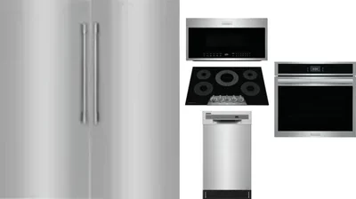 6 Piece Package Includes Refrigerator, Freezer, Cooktop, Wall Oven, Microwave And Dishwasher