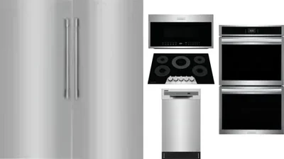 6 Piece Package Includes Refrigerator, Freezer, Cooktop, Wall Oven, Microwave And Dishwasher