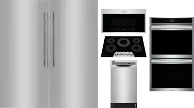 6 Piece Package Includes Refrigerator, Freezer, Cooktop, Wall Oven, Microwave And Dishwasher