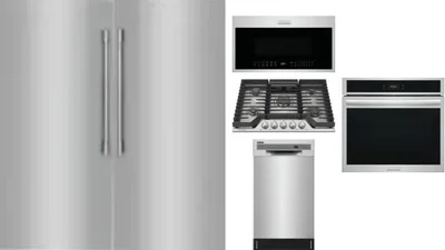 6 Piece Package Includes Refrigerator, Freezer, Cooktop, Wall Oven, Microwave And Dishwasher