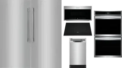 6 Piece Package Includes Refrigerator, Freezer, Cooktop, Wall Oven, Microwave And Dishwasher