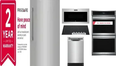 6 Piece Package Includes Refrigerator, Freezer, Cooktop, Wall Oven, Microwave And Dishwasher