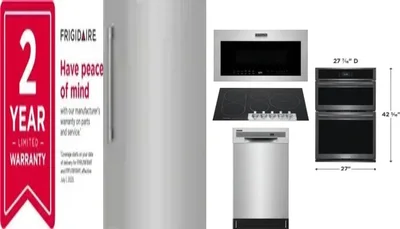 6 Piece Package Includes Refrigerator, Freezer, Cooktop, Wall Oven, Microwave And Dishwasher