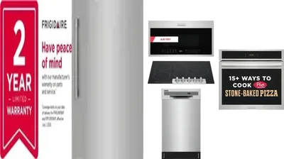6 Piece Package Includes Refrigerator, Freezer, Cooktop, Wall Oven, Microwave And Dishwasher