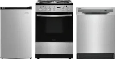3 Piece Package Includes Refrigerator, Range And Dishwasher