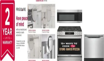 5 Piece Package Includes Refrigerator, Freezer, Range, Microwave And Dishwasher