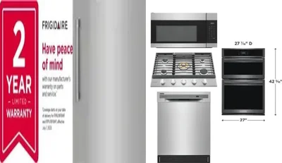 6 Piece Package Includes Refrigerator, Freezer, Cooktop, Wall Oven, Microwave And Dishwasher