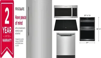 6 Piece Package Includes Refrigerator, Freezer, Cooktop, Wall Oven, Microwave And Dishwasher