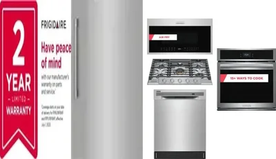 6 Piece Package Includes Refrigerator, Freezer, Cooktop, Wall Oven, Microwave And Dishwasher